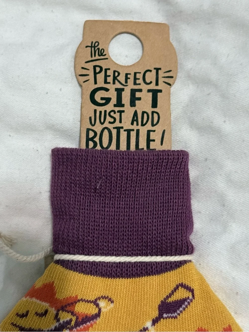 Primitives by Kathy Friends, Sunshine & Wine” Wine Bottle Sock - NWT